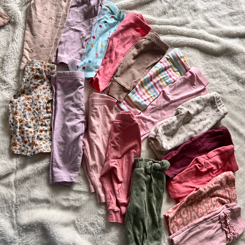 Colorful Baby Leggings Set